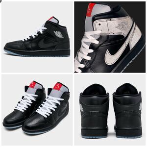 Air Jordan 1 Mid SE Black Metallic Reimagined Shoes